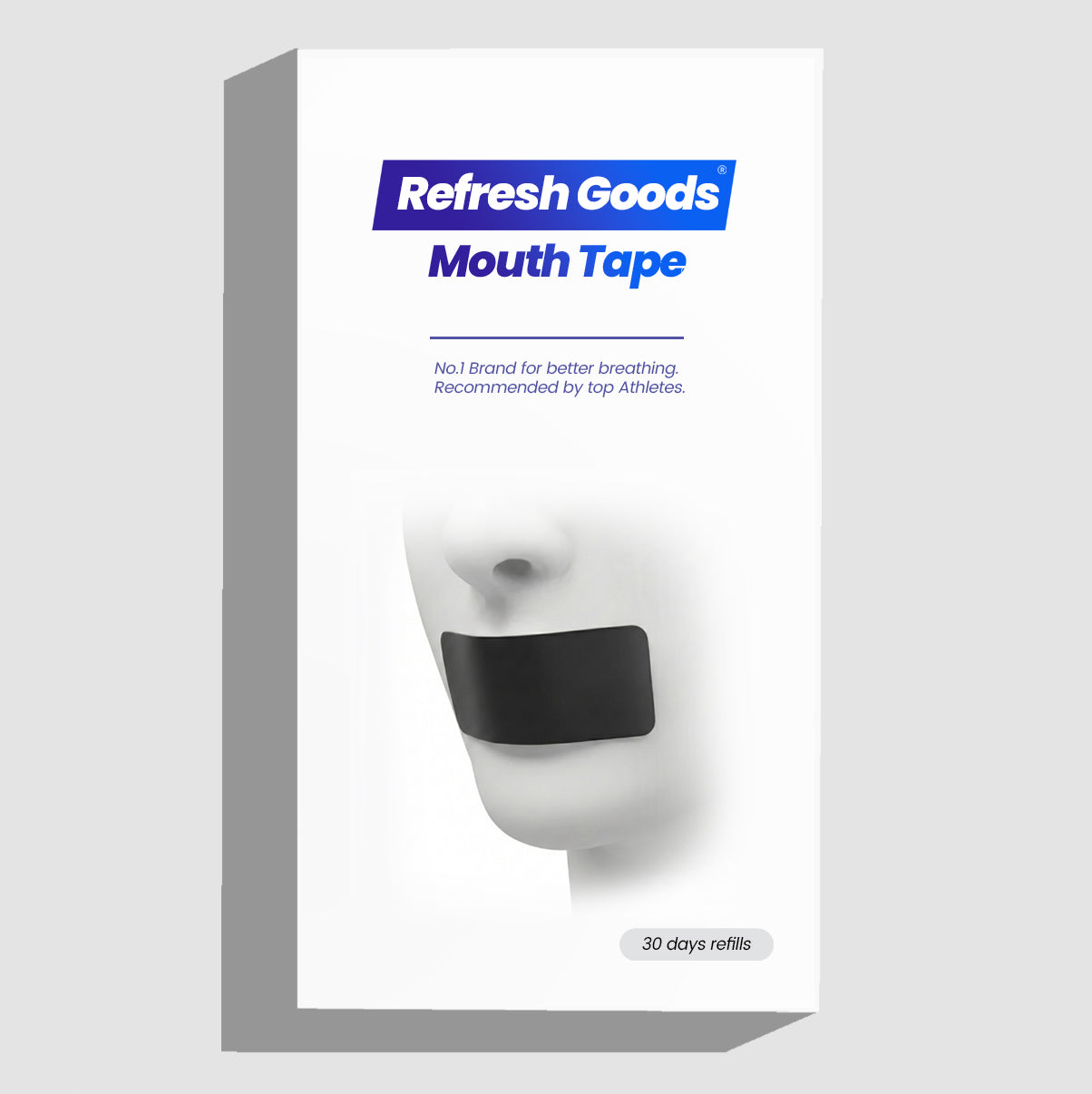 Refresh Mouth Tape: Sleep Deeper, Snore Less.