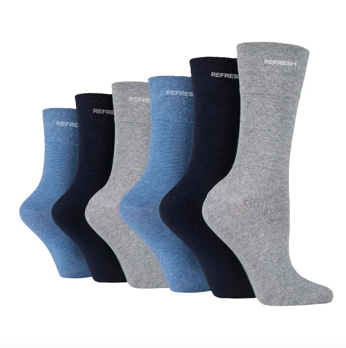 Diabetic Socks | Blue/Grey