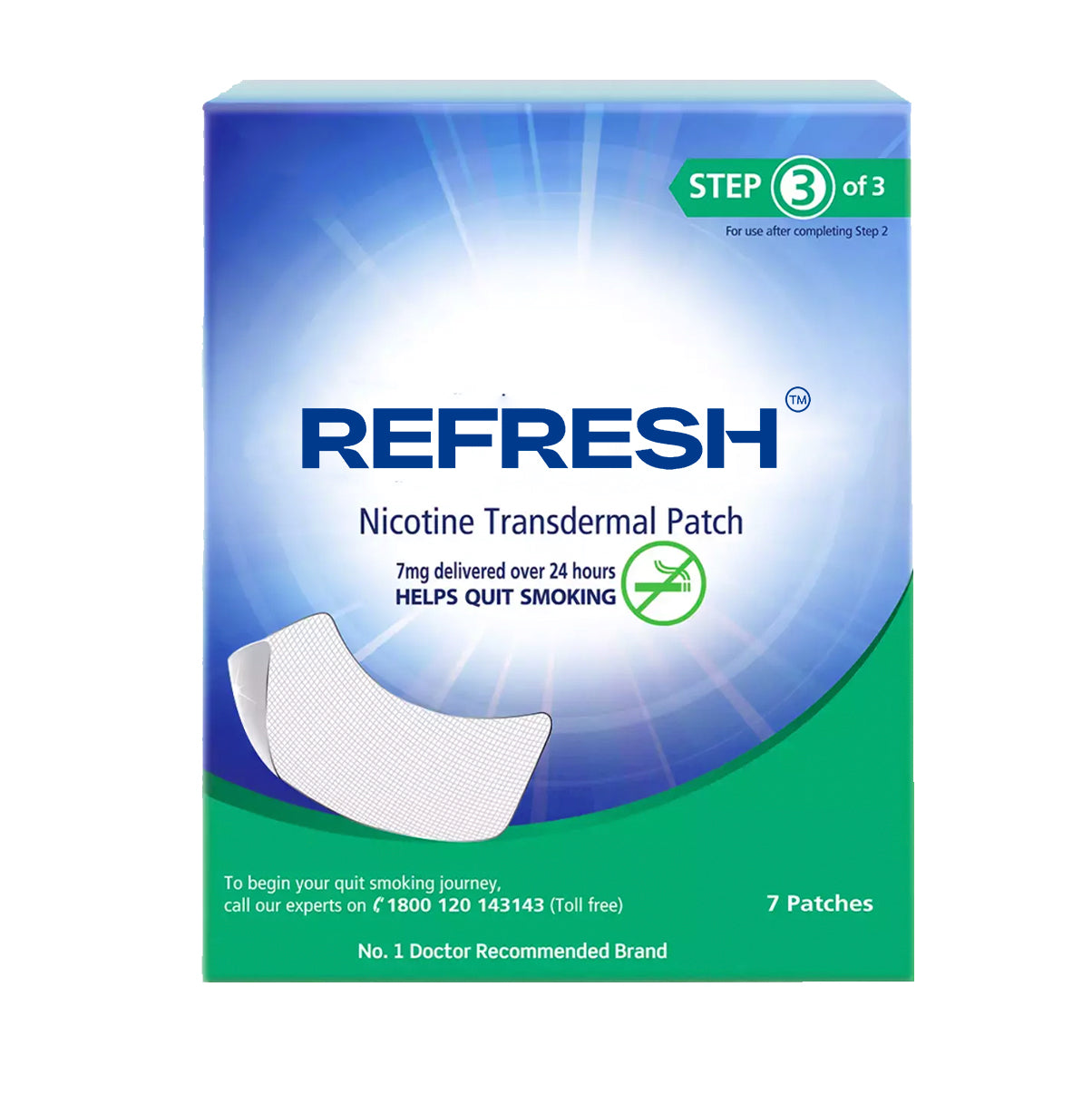 Refresh Nicotine Transdermal Patch | Step 3