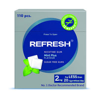 Refresh Nicotine Gums (110 Pieces)