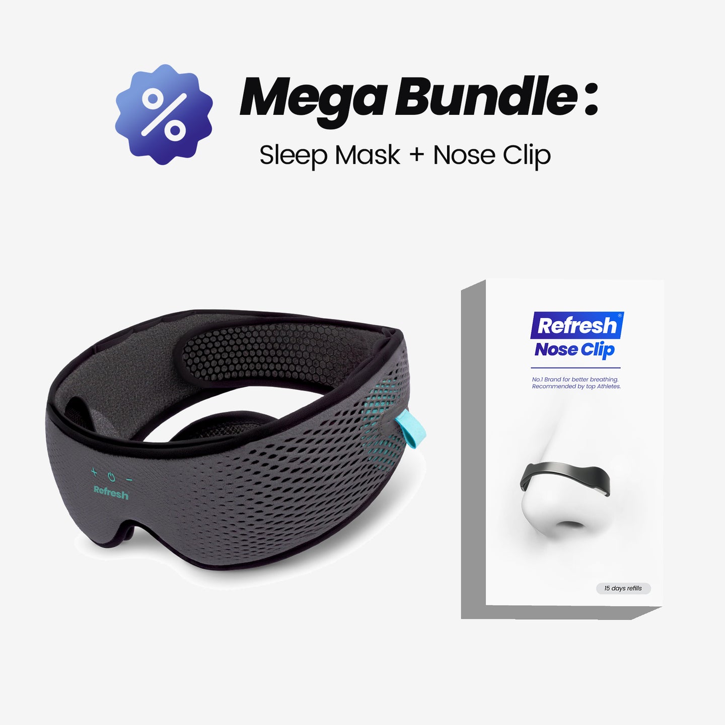Bundle Mask + Nose clip